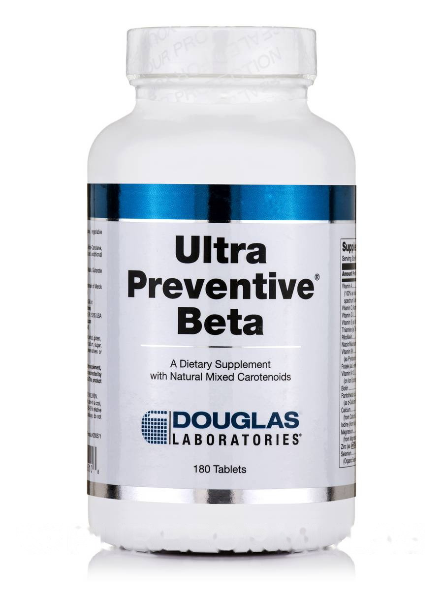 Ультрапрофілактика, Ultra Preventive Beta, Douglas Laboratories, 180 Taблеток BX284