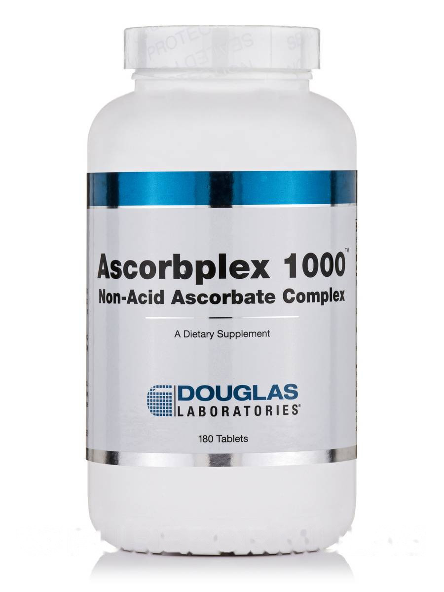 Аскорплекс 1000, Ascorbplex 1000, Douglas Laboratories, 180 Таблеток BX290, фото 1