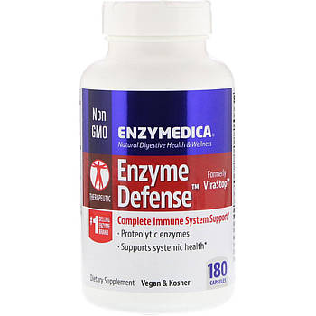 Ферменти (Enzyme Defense ViraStop) протеолітичні 120 капсул BX309