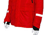 Куртка-парка зимова робоча Sizam Edinburgh, червона, L, фото 9