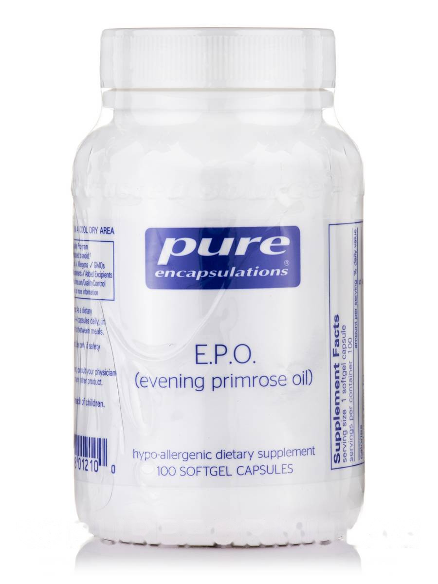ЕПО 500 мг, EPO, Pure Encapsulations, 100 капсул BX087