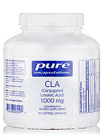 CLA (конъюгированная линолевая кислота) 1000 мг, CLA (Conjugated Linoleic Acid), Pure Encapsulations, 180