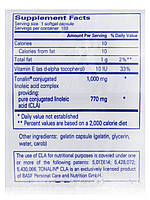 CLA (кон'югована лінолева кислота) 1000 мг, CLA (Conjugated Linolic Acid), Pure Encapsulations, 180 BX42, фото 6