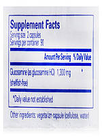 Глюкозамін HCl (без молюсків), Glucosamine HCl (Shellfish-Free), Pure Encapsulations, 180 капсул BX421, фото 5