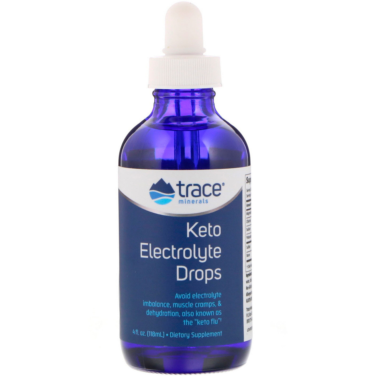 Trace Minerals Research, Keto Electrolyte Drops, 4 oz (118 ml) BX809