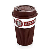 Термокружка Керамическая Starbucks Старбакс 350 мл Банка Чашка To Go, фото 7