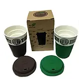 Термокружка Керамическая Starbucks Старбакс 350 мл Банка Чашка To Go, фото 9
