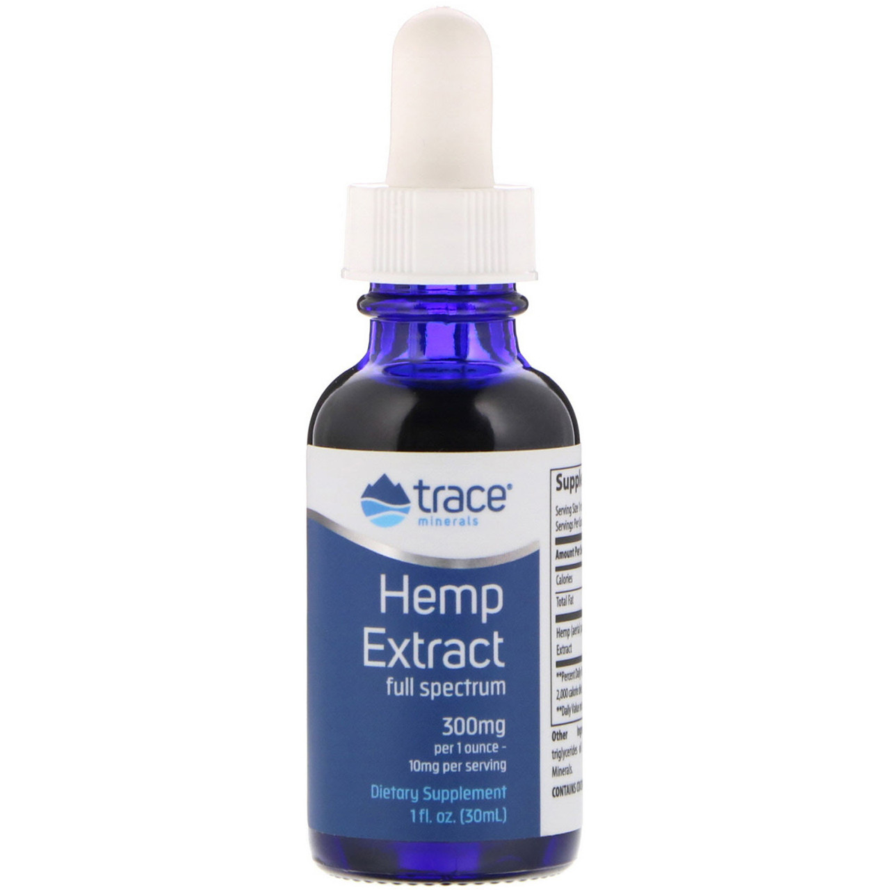 Trace Minerals Research, Hemp Extract, 300 mg, 1 fl oz (30 ml) BX820