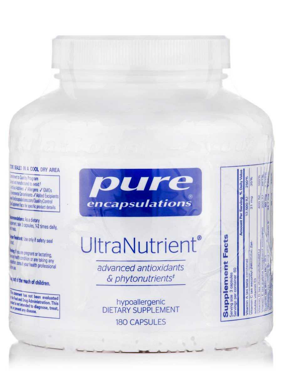 УльтраПитування, UltraNutrient, Pure Encapsulations, 180 капсул BX663