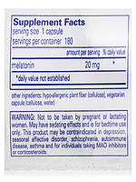Мелатонін 20 мг, Melatonin, Pure Encapsulations, 180 капсул BX674, фото 5