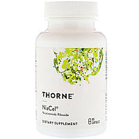 Никотинамид рибозид, витамины для спортсменов, Niacel Thorne Research, 60 капсул