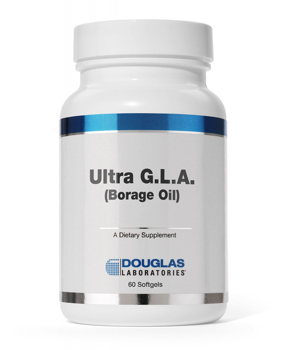 Омега-6 з насіння огірочника, Ultra G.L.A. (Borage Oil), Douglas Laboratories, 60 гелевих капсул BX106