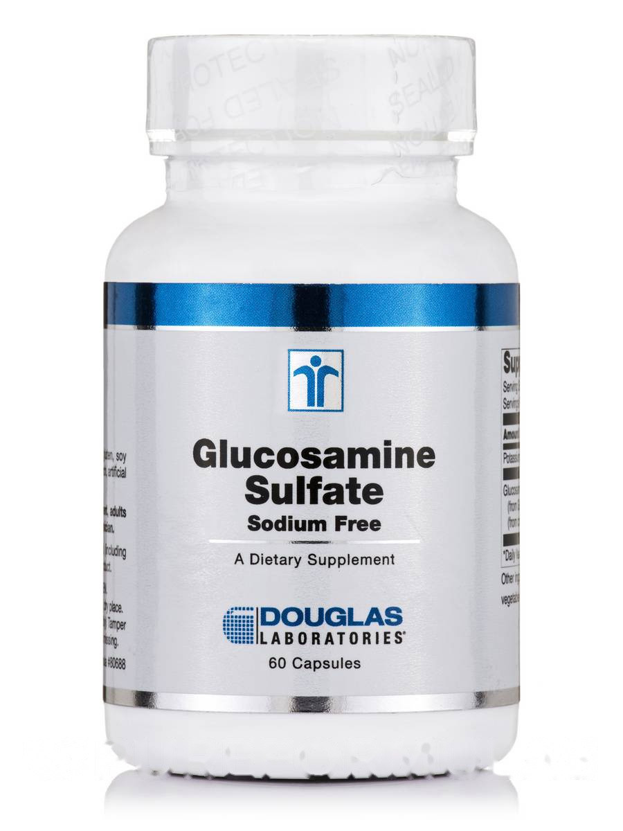 Сульфат глюкозаміну, Glucosamine Sulfate, Douglas Laboratories, 60 капсул BX113