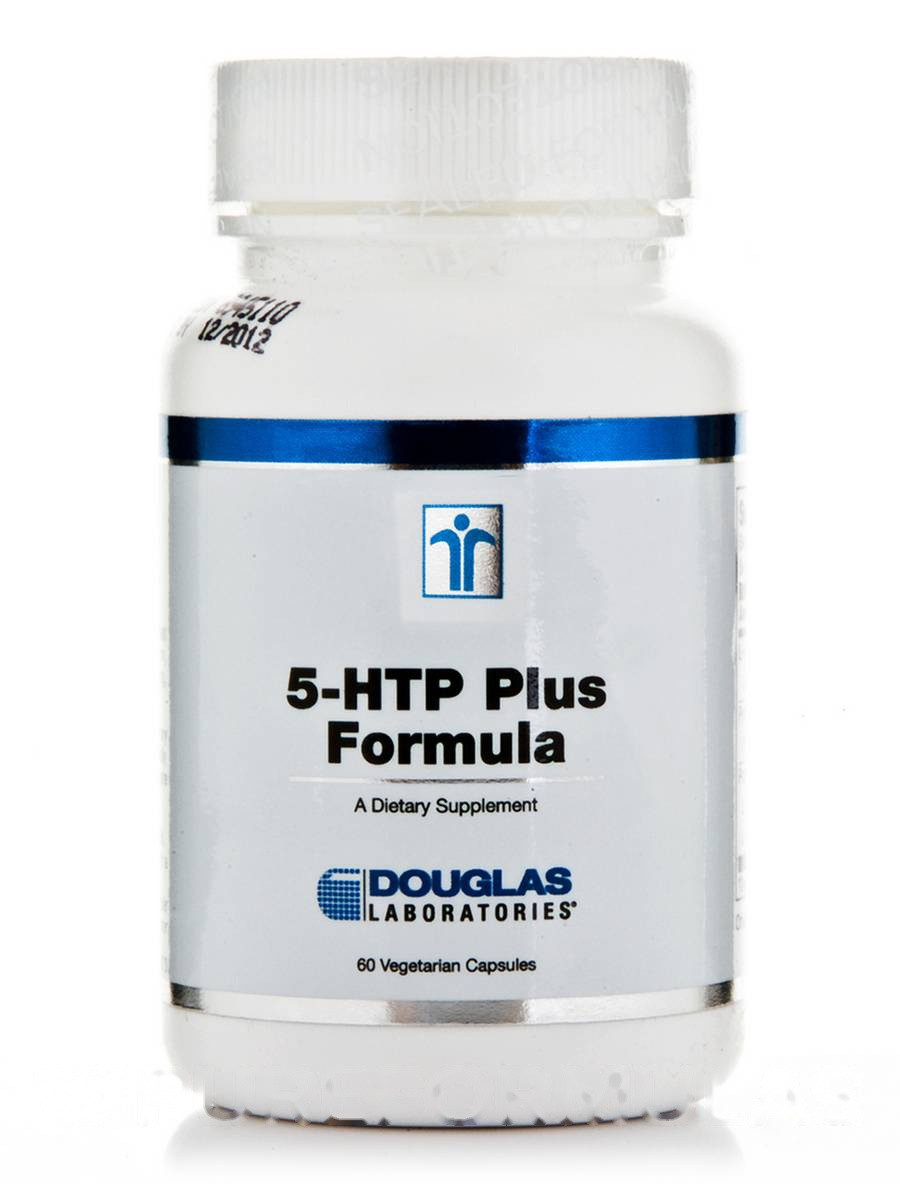 5-HTP Плюс Формула, 5-HTP Plus Formula, Douglas Laboratories, 60 вегетаріанських капсул BX114, фото 1
