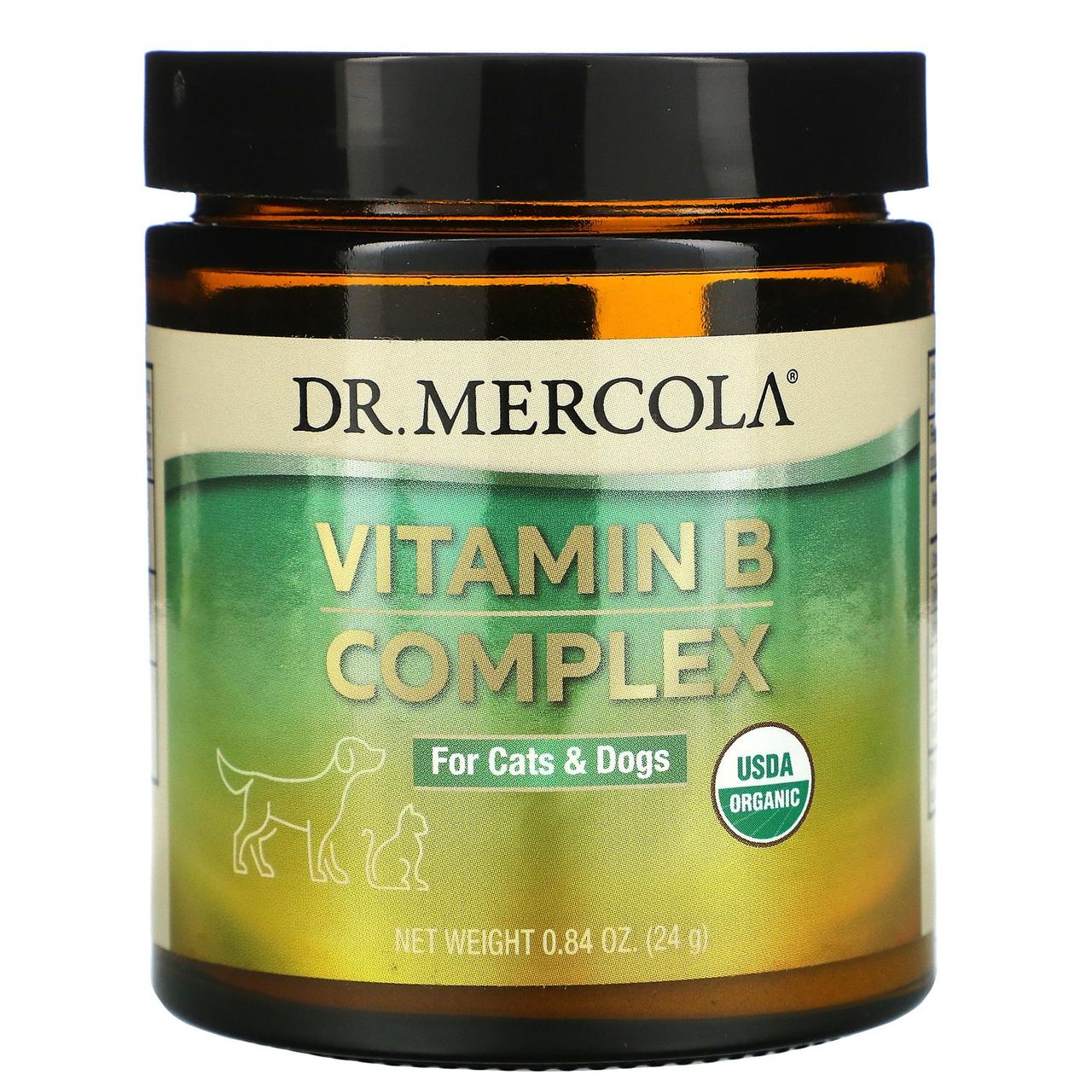 Dr. Mercola, Healthy Pets, Vitamin B Complex, For Cats & Dogs, 2.1 oz (60 g) BX942
