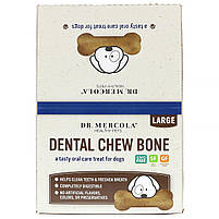 Dr. Mercola, Dental Chew Bone, Large, For Dogs, 12 Bones, 2.15 oz (61 g) Each BX944, фото 3