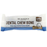 Dr. Mercola, Dental Chew Bone, Large, For Dogs, 12 Bones, 2.15 oz (61 g) Each BX944, фото 5