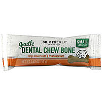Dr. Mercola, Gentle Dental Chew Bone, Small, For Dogs, 12 Bones, 0.67 oz (19 g) Each BX945, фото 5