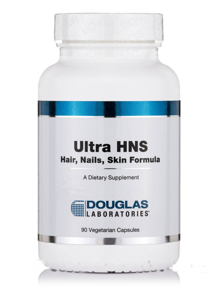 Ультра HNS (волоси, нігті, шкіра), Ultra HNS (Hair Nails Skin), Douglas Laboratories, 90 вегетаріанських капсул, фото 1