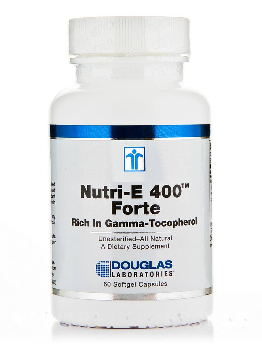 Нутрі Е -400 Форте, Nutri-E 400, Douglas Laboratories, 60 капсул BX198