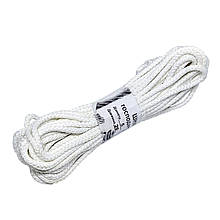 Мотузка господарська TWIST біла бавовняно-синтетична плетена 5 мм х 20 м