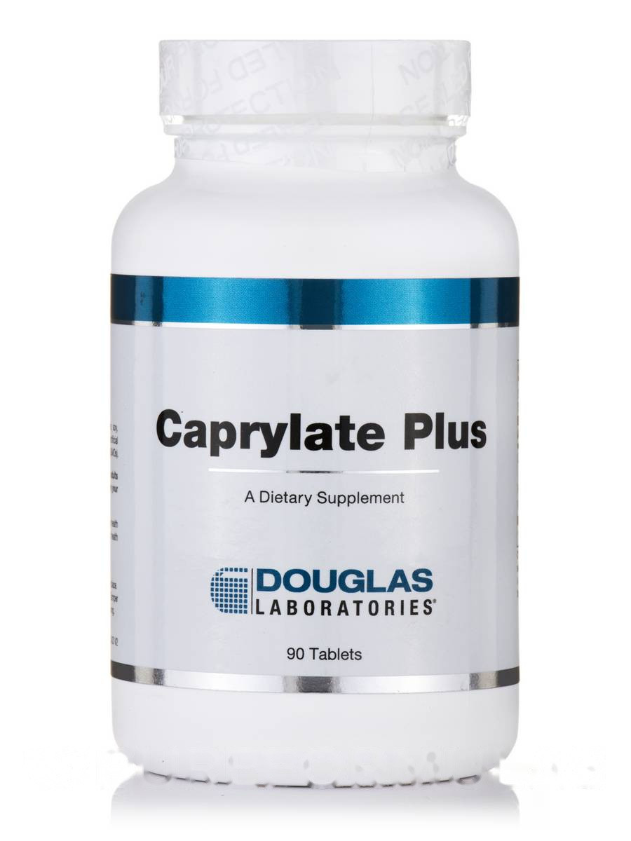 Каприлейт Плюс, Caprylate Plus, Douglas Laboratories, 90 Таблеток BX156, фото 1