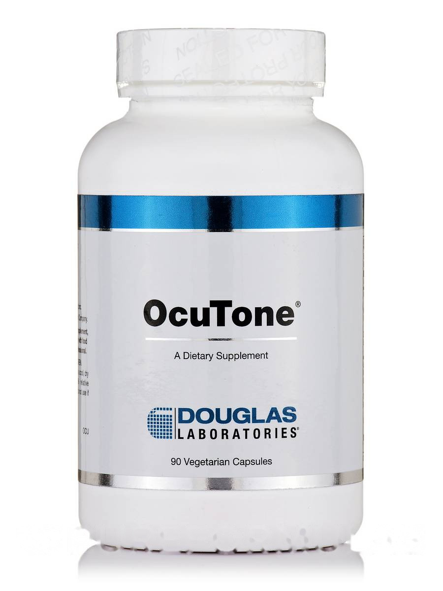 Окітон, OcuTone, Douglas Laboratories, 90 вегетаріанських капсул BX158, фото 1
