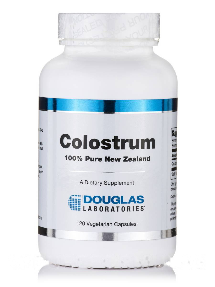 Colostrum 100% Чиста Нова35t, Colostrum 100% Pure New Zealand, Douglas Laboratories, 120 BX332