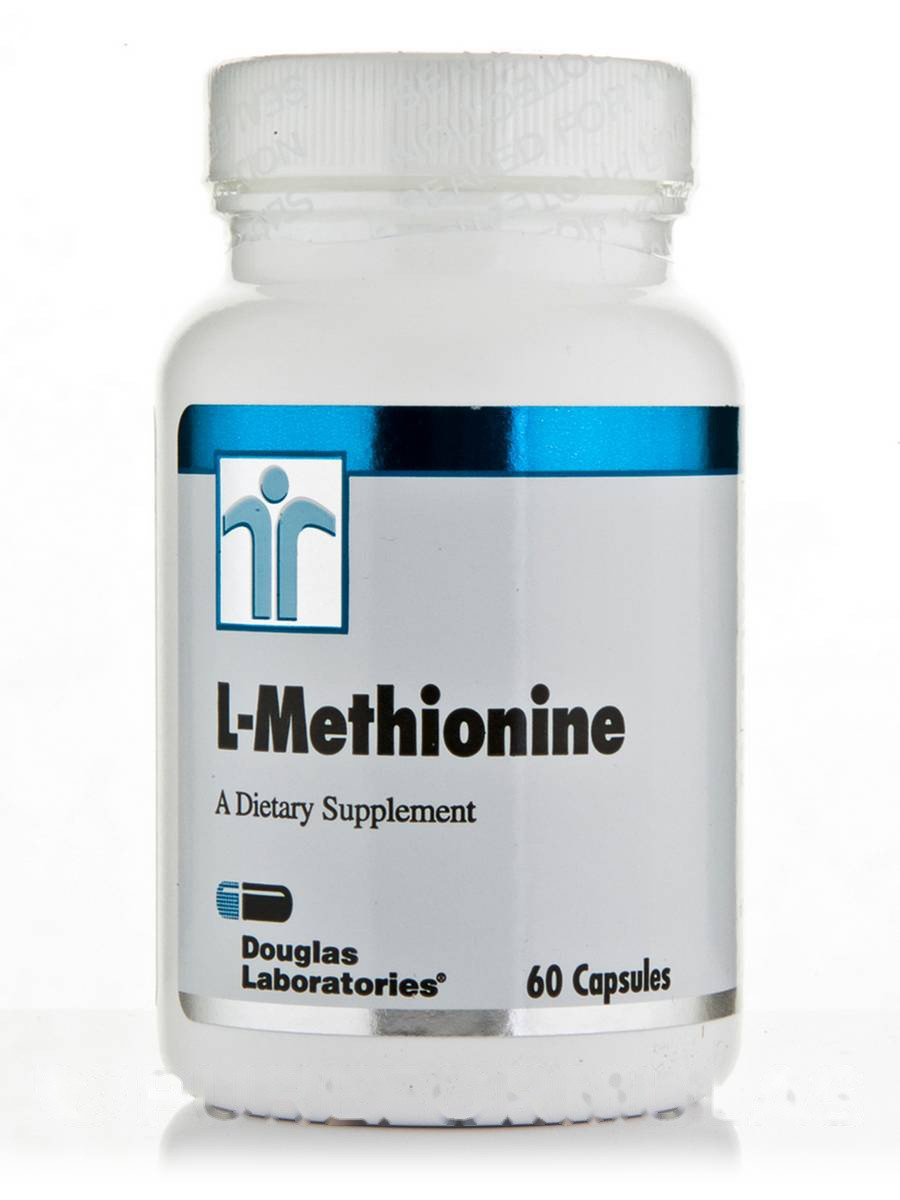 L-метіонін 500 мг, L-Methionine, Douglas Laboratories, 60 капсул BX224