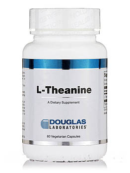 L-теанін, L-Theanine, Douglas Laboratories, 60 вегетаріанських капсул BX227