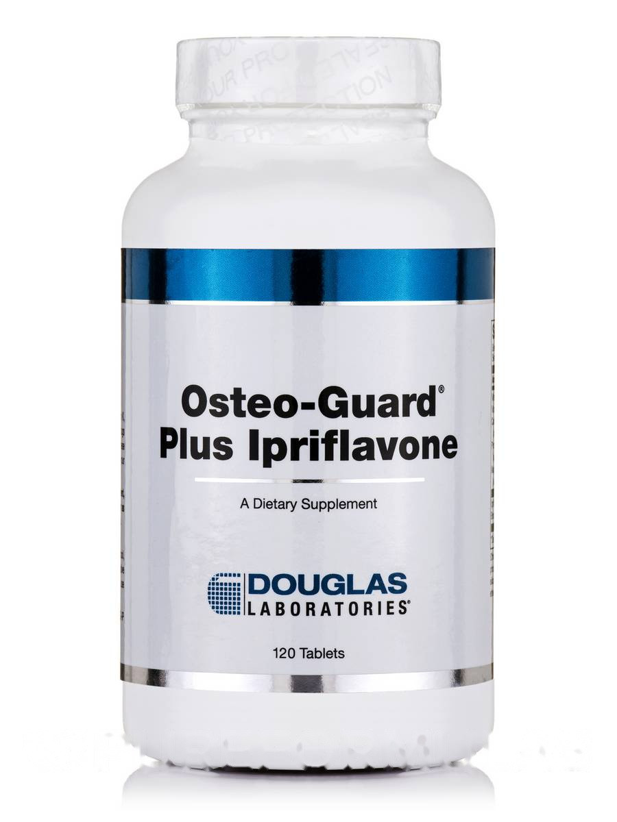 Котно-зашита Плюс Іприфіофон, Osteo-Guard Plus Ipriflavone, Douglas Laboratories, 120 Tablets BX354