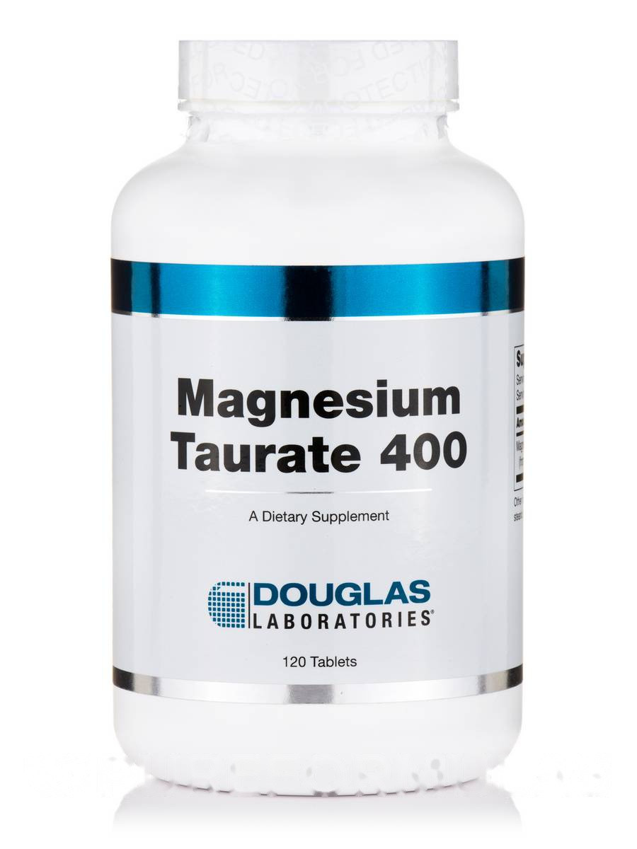 Магній Таурат 400, Magnesium Taurate, Douglas Laboratories, 120 таблеток. BX367