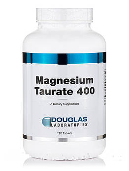 Магній Таурат 400, Magnesium Taurate, Douglas Laboratories, 120 таблеток. BX367