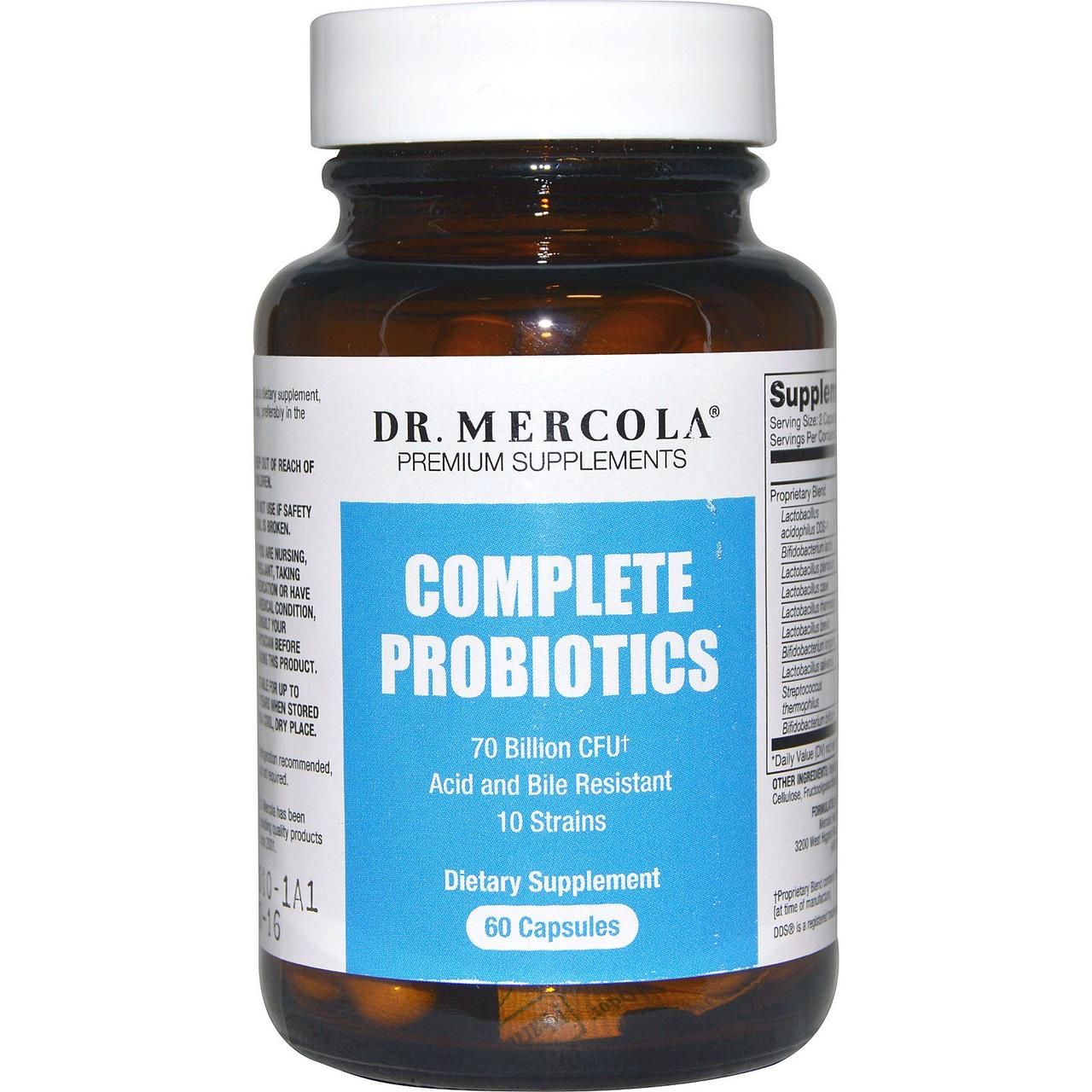 Пробіотики, Dr. Mercola, Повний комплекс, 60 капсул BX259