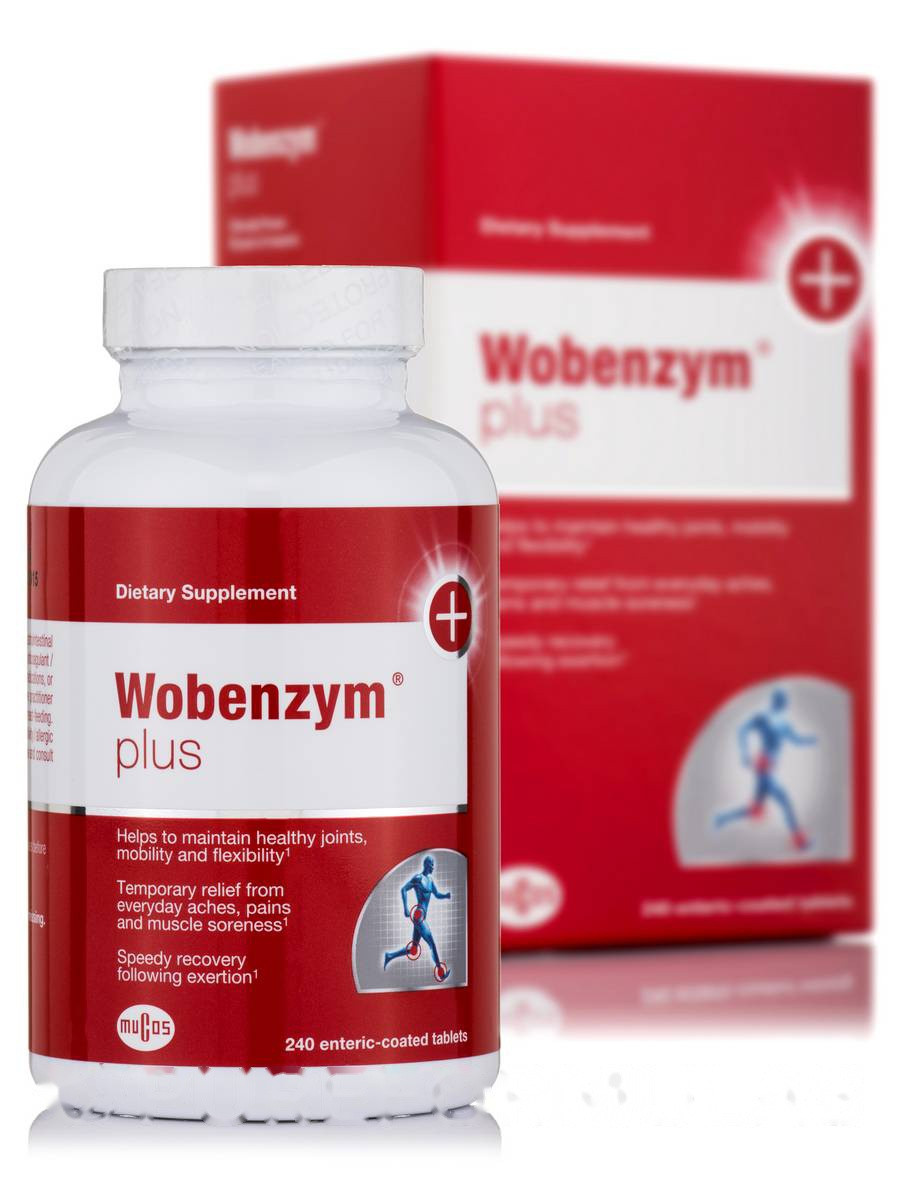 Вобензим плюс, Wobenzym Plus, Douglas Laboratories, 240 таблеток. BX850