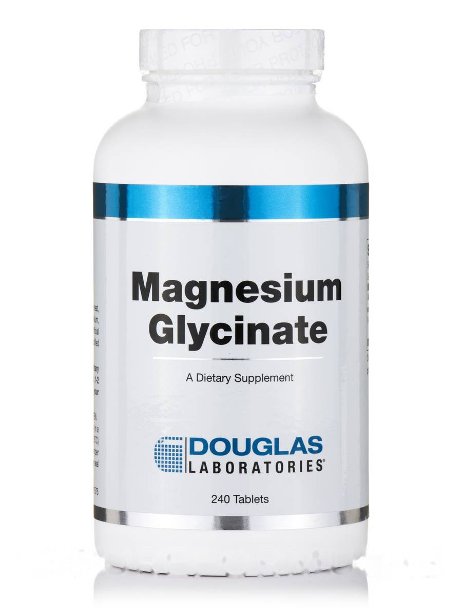 Магній гліцинат, Magnesium Glycinate, Douglas Laboratories, 240 таблеток BX852