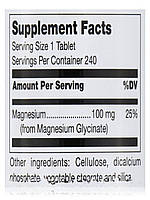 Магній гліцинат, Magnesium Glycinate, Douglas Laboratories, 240 таблеток BX852, фото 5
