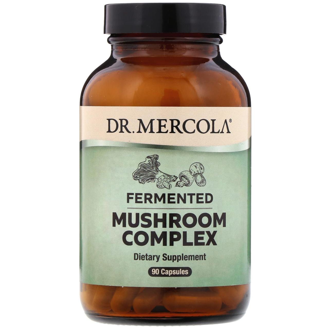 Dr. Mercola, Добавки Вищої Високості, Вся Їжа Грибний комплекс, 90 капсул BX247