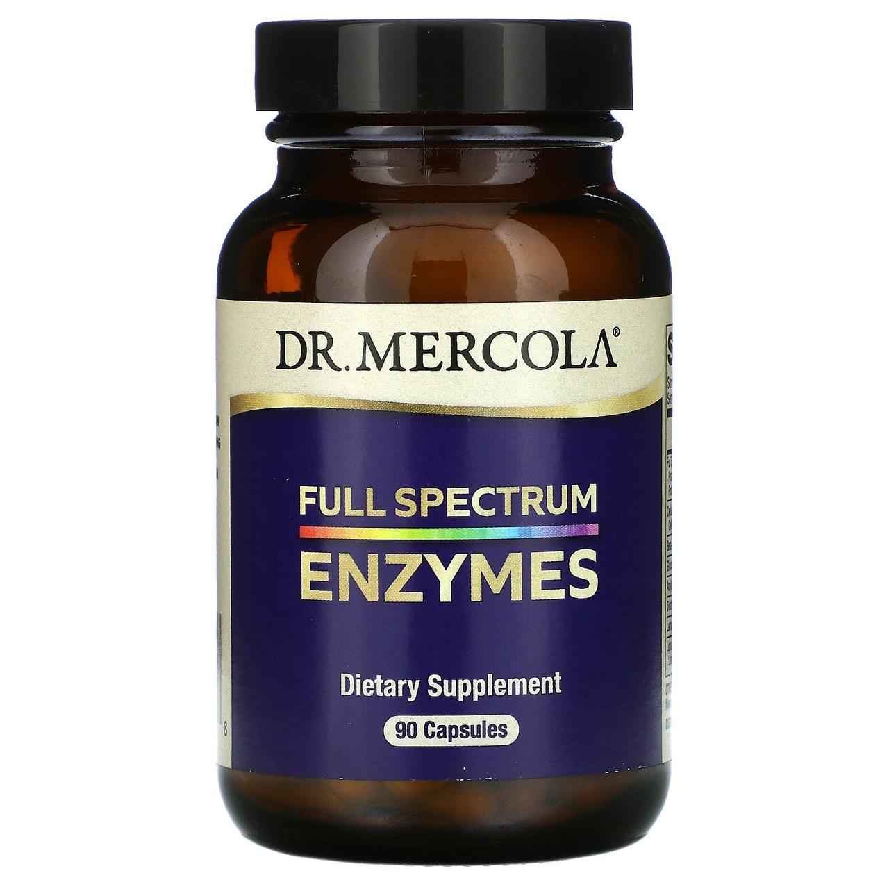 Dr. Mercola, Enzymes, Full Spectrum, 90 Capsules BX248