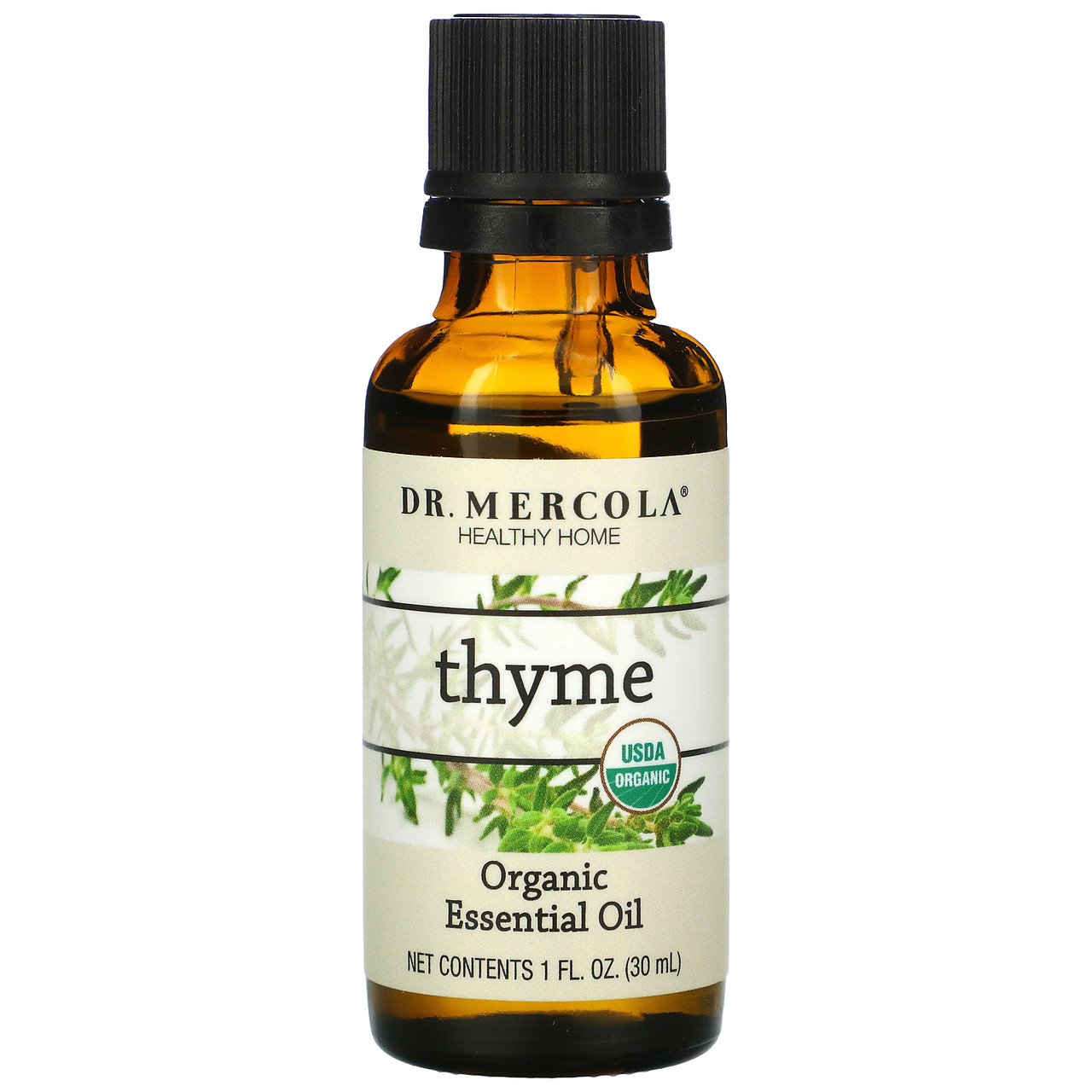 Dr. Mercola, Органічна ефірна олія, чебрець, 1 унція (30 мл) BX883