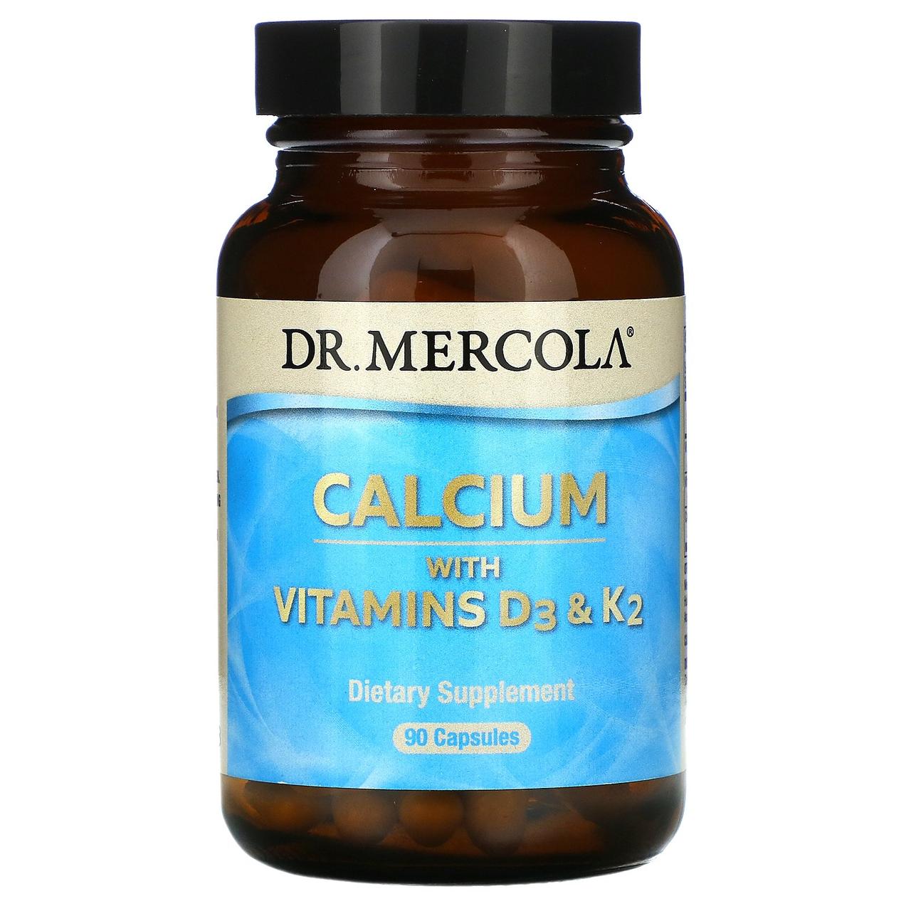 Dr. Mercola, Calcium with Vitamins D3 & K2, 90 Capsules BX890