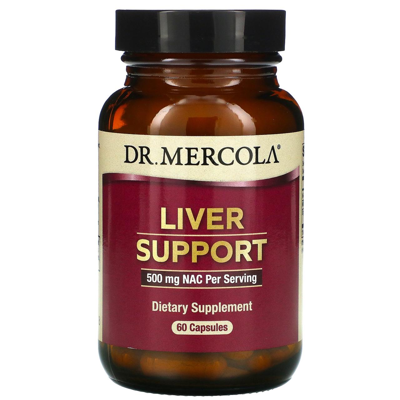 Dr. Mercola, харчова добавка з ацетилцистеїном для здоров'я печінки, 60 капсул BX265