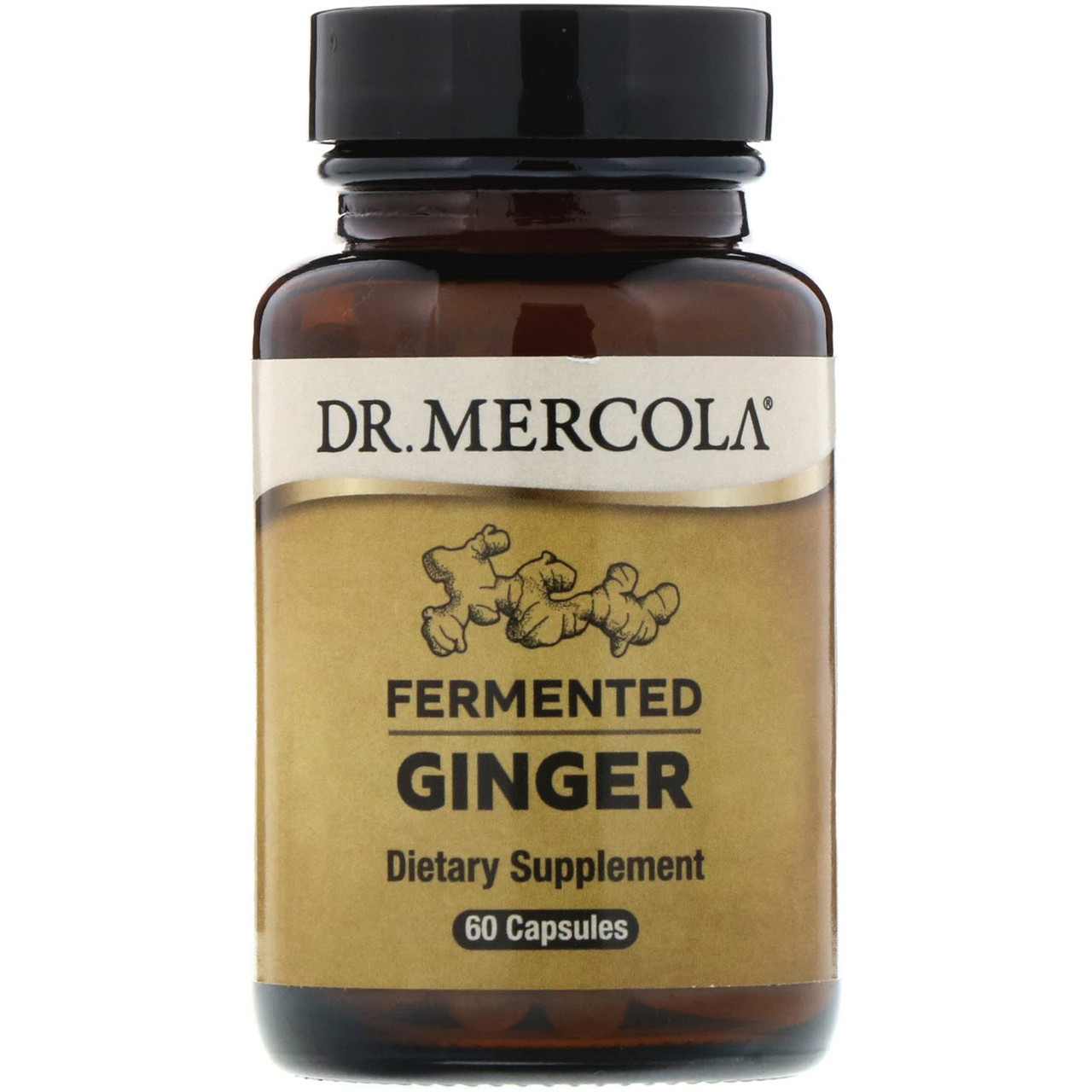 Dr. Mercola, ферментований імбир, 60 капсул BX266