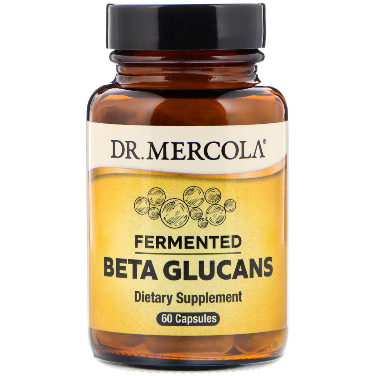 Dr. Mercola, Ферментовані бета-глюкани, 60 капсул BX268
