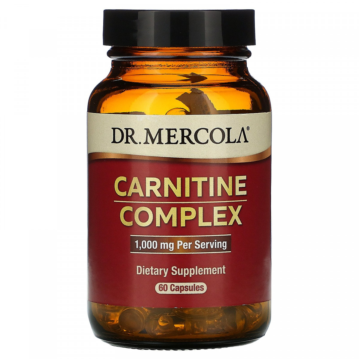 Карнітиновий комплекс, Carnitine Complex, Dr. Mercola, 60 капсул BX269