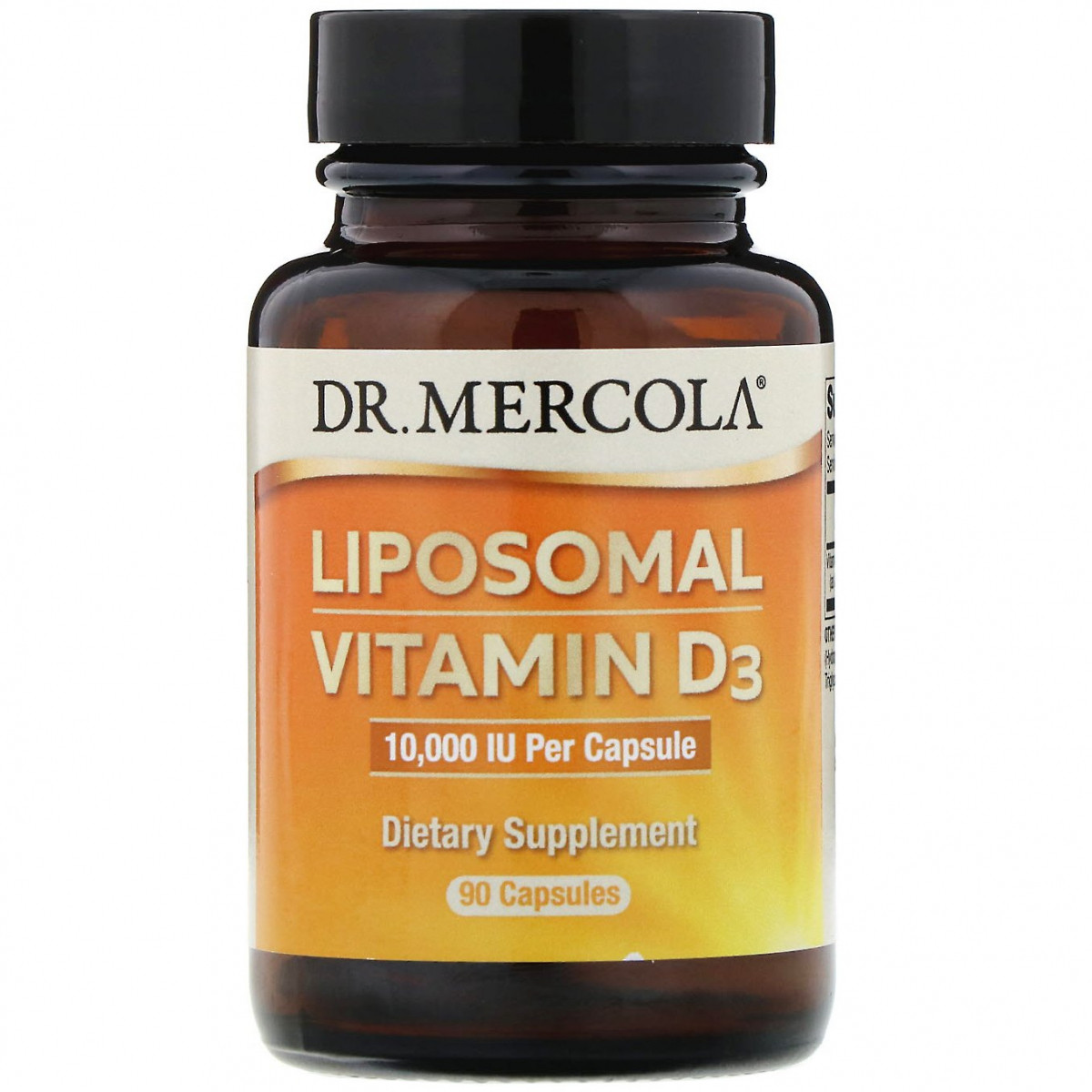 Ліпосомальний вітамін D3, Dr. Mercola, 10000 МО, 90 капсул BX257
