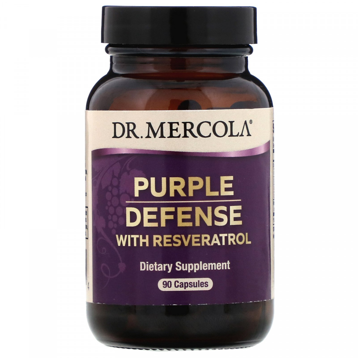 Фіолетовий захист із ресвератролом, Purple Defense with Resveratrol, Dr. Mercola, 90 капсул BX263