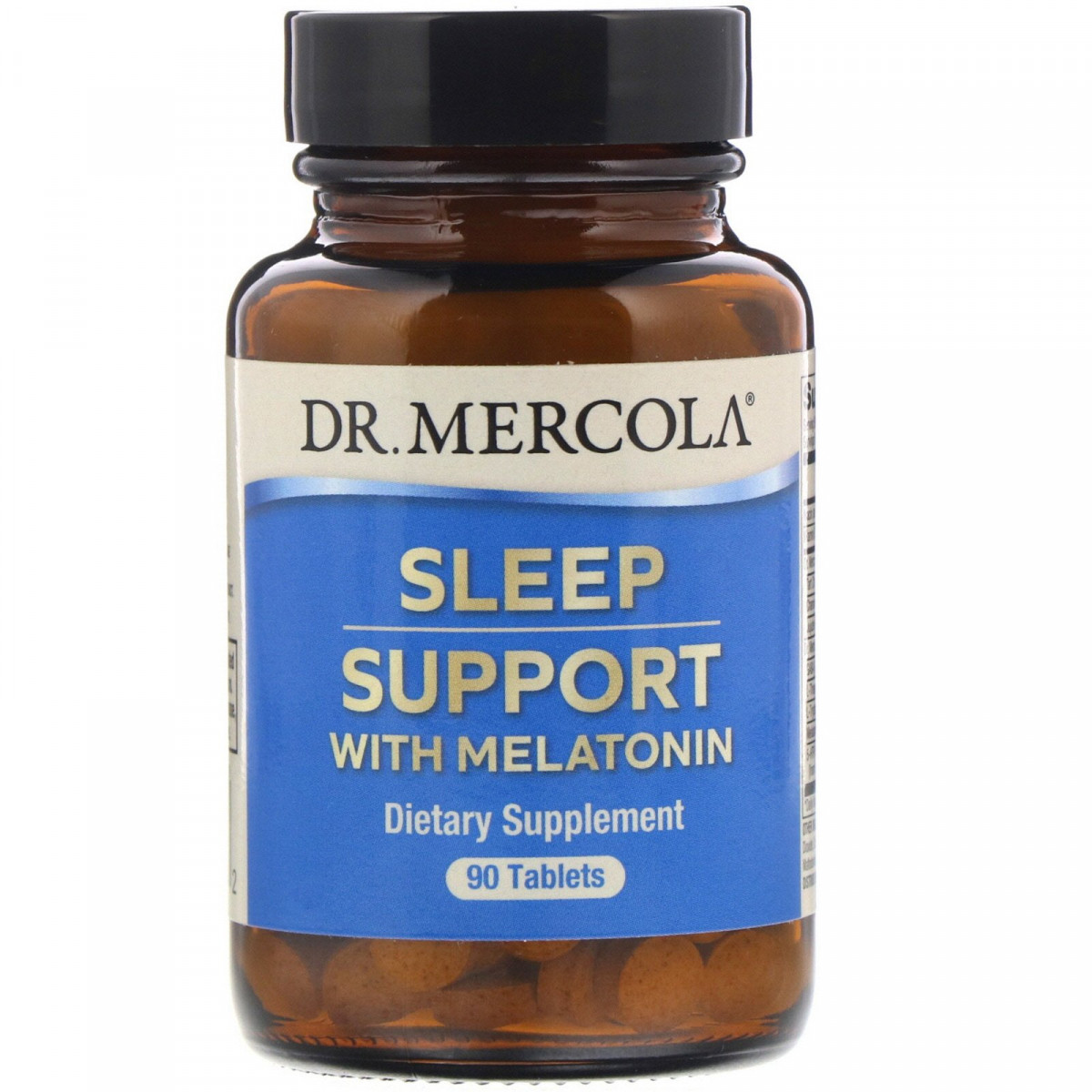 Підтримка сну з мелатоніном, Sleep Support with Melatonin, Dr. Mercola, 90 таблеток BX264
