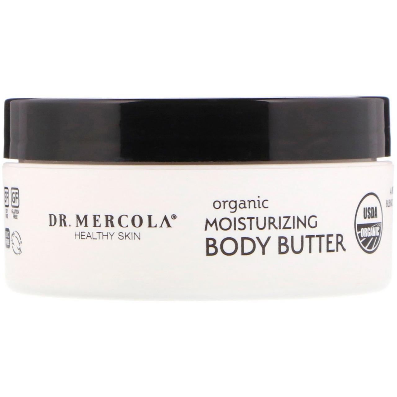 Dr. Mercola, Organic Moisturizing Body Butter, Unscented, 4 oz (113 g) BX920