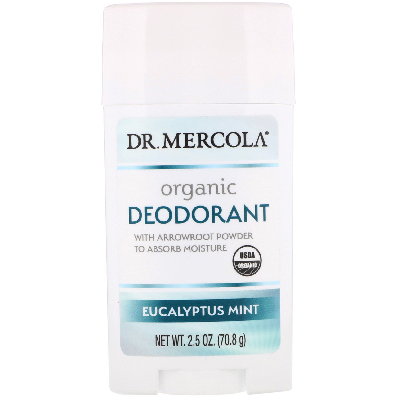 Dr. Mercola, Organic Deodorant, Eucalyptus Mint, 2.5 (70.8 g) BX925